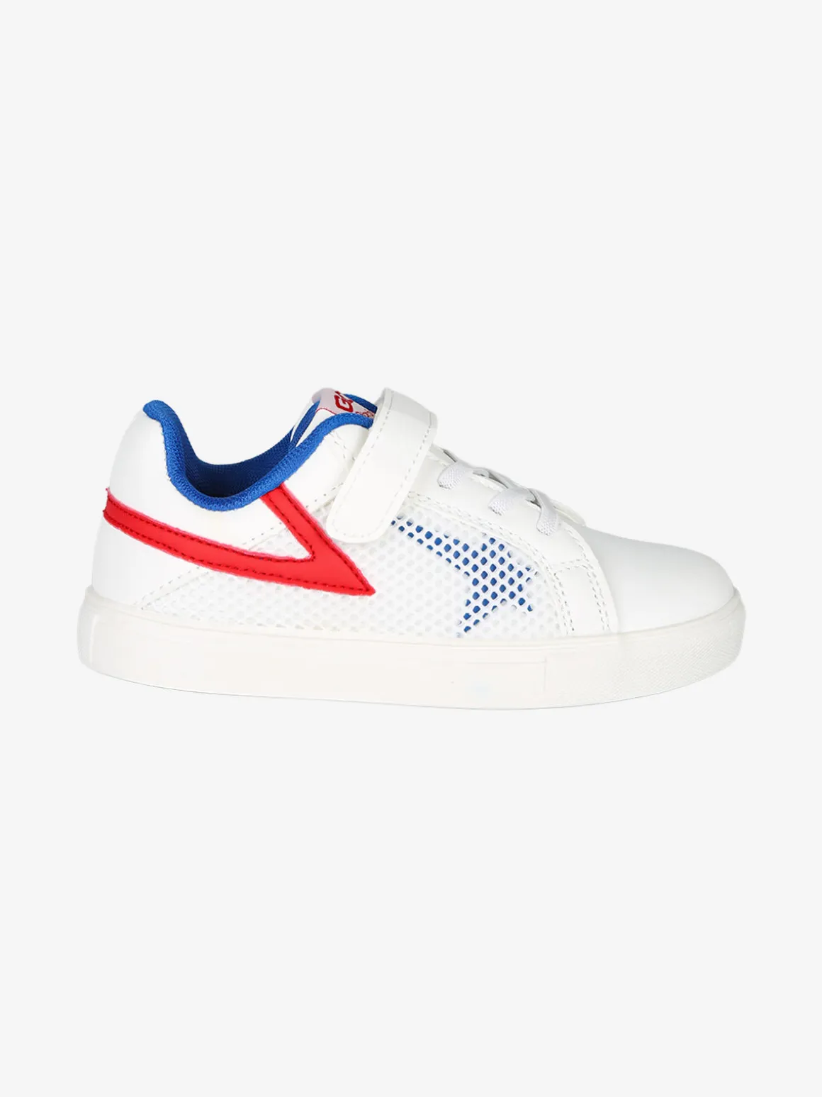 Giardino D'Oro Sneakers da bambino basse con cinturino a strappo - bianco