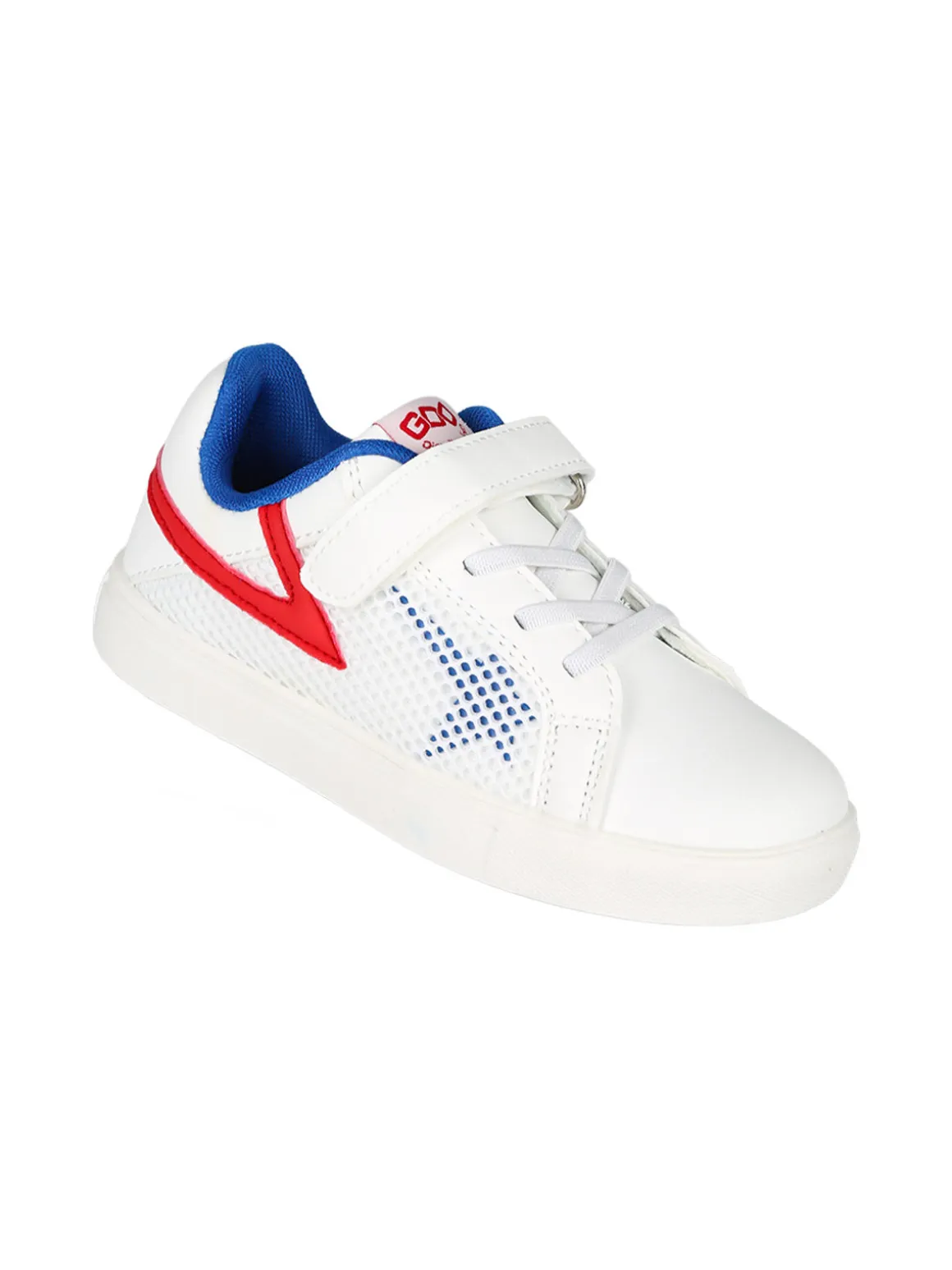 Giardino D'Oro Sneakers da bambino basse con cinturino a strappo - bianco