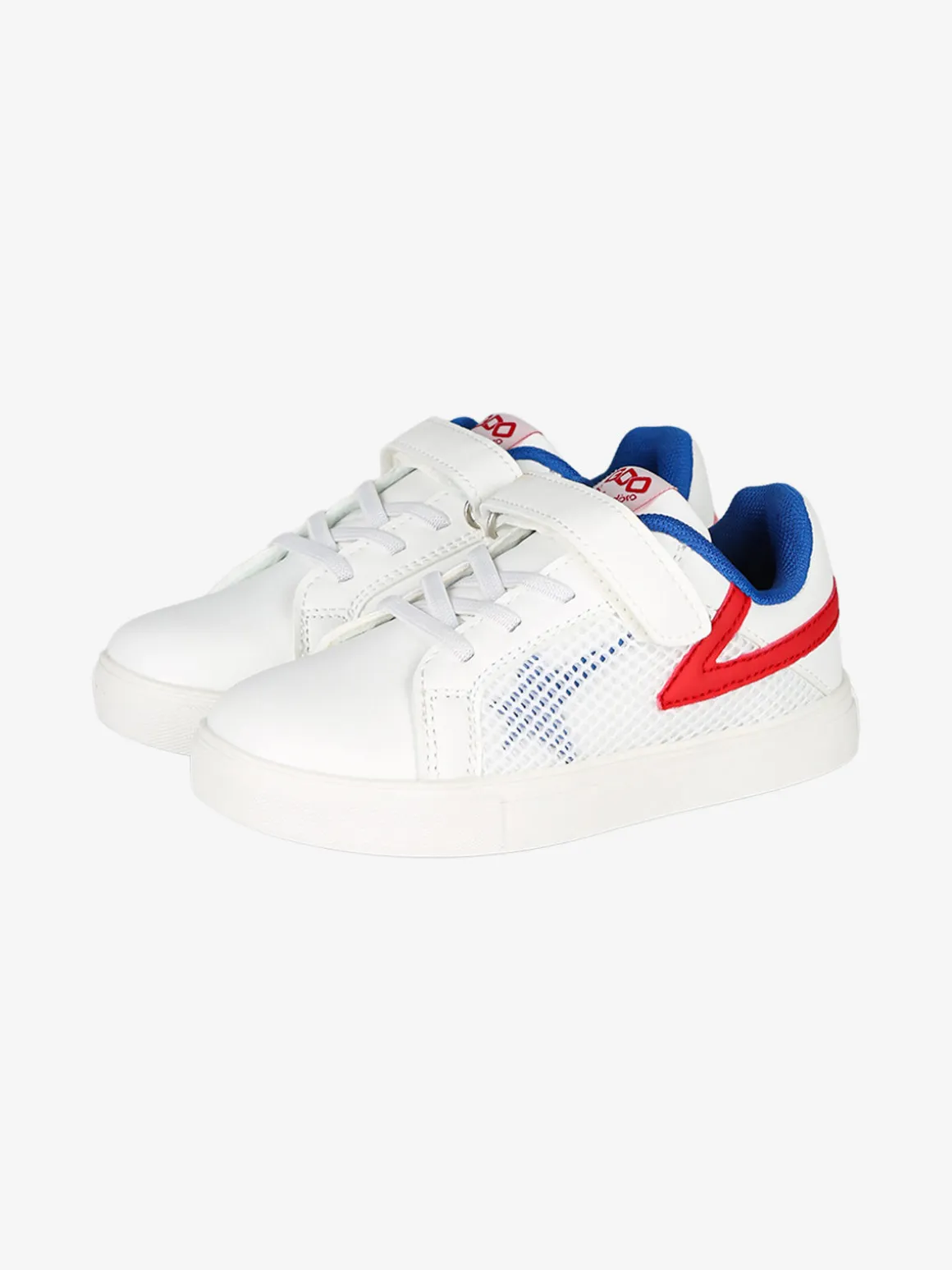 Giardino D'Oro Sneakers da bambino basse con cinturino a strappo - bianco
