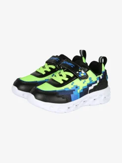 Giardino D'Oro Sneakers da bambino con cinturino a strappo e luci - nero