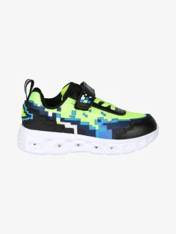 Giardino D'Oro Sneakers da bambino con cinturino a strappo e luci - nero