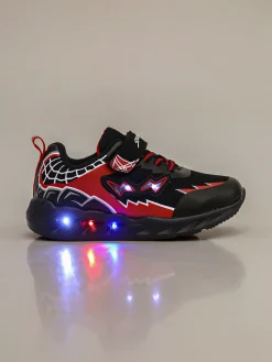 Giardino D'Oro Sneakers da bambino con luci e cinturino a strappo - nero