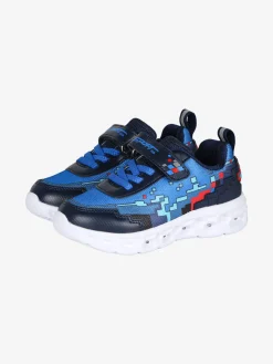 Giardino D'Oro Sneakers da bambino con cinturino a strappo e luci - blu