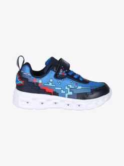 Giardino D'Oro Sneakers da bambino con cinturino a strappo e luci - blu