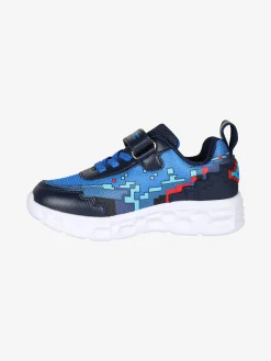Giardino D'Oro Sneakers da bambino con cinturino a strappo e luci - blu