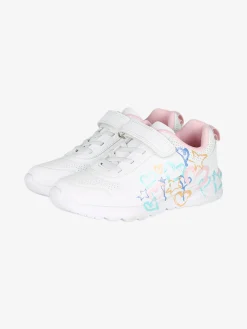 Giardino D'Oro Sneakers da ragazza con cinturino a strappo - bianco