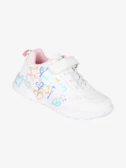 Giardino D'Oro Sneakers da ragazza con cinturino a strappo - bianco