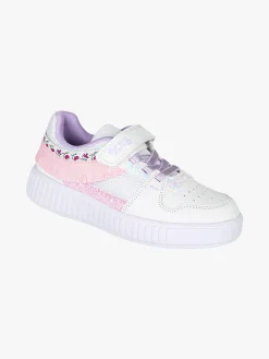 Giardino D'Oro Sneakers da ragazza basse con cinturino a strappo - bianco