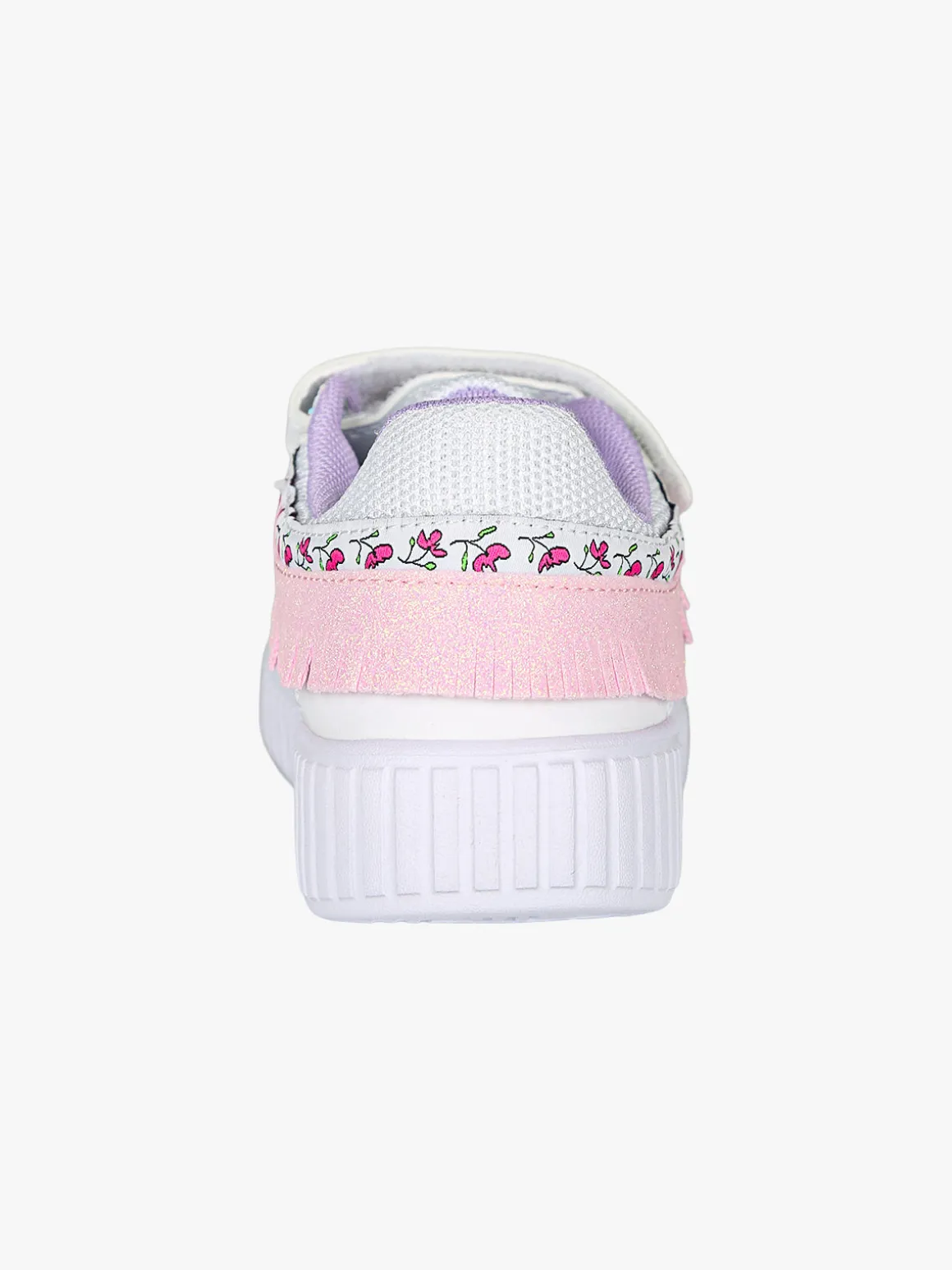 Giardino D'Oro Sneakers da ragazza basse con cinturino a strappo - bianco