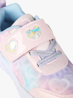 Giardino D'Oro Sneakers da ragazza con strappo e luci - rosa