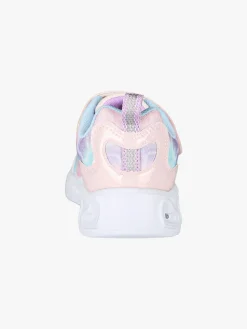 Giardino D'Oro Sneakers da ragazza con strappo e luci - rosa