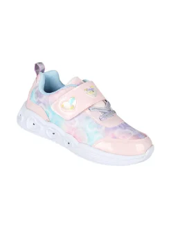 Giardino D'Oro Sneakers da ragazza con strappo e luci - rosa