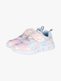 Giardino D'Oro Sneakers da ragazza con strappo e luci - rosa