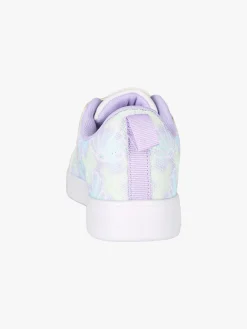 Giardino D'Oro Sneakers da ragazza basse con strappo e luci - bianco