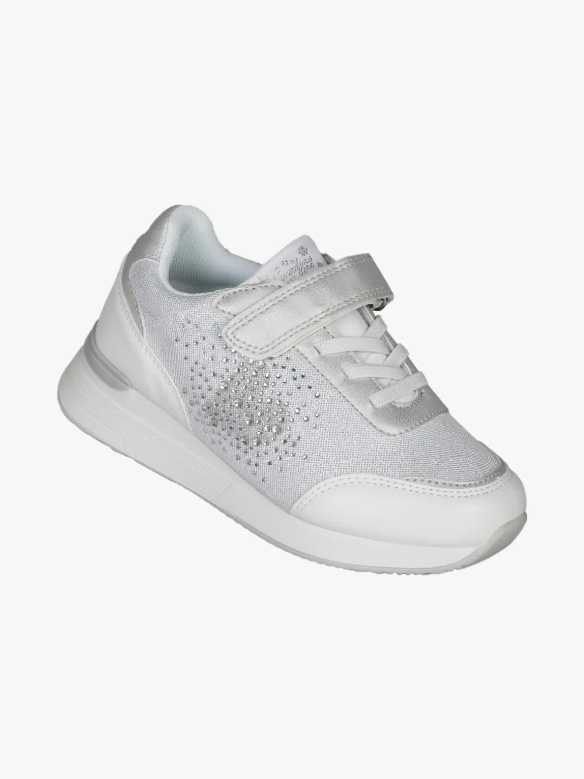 Giardino D'Oro Sneakers da ragazza con zeppa e strass