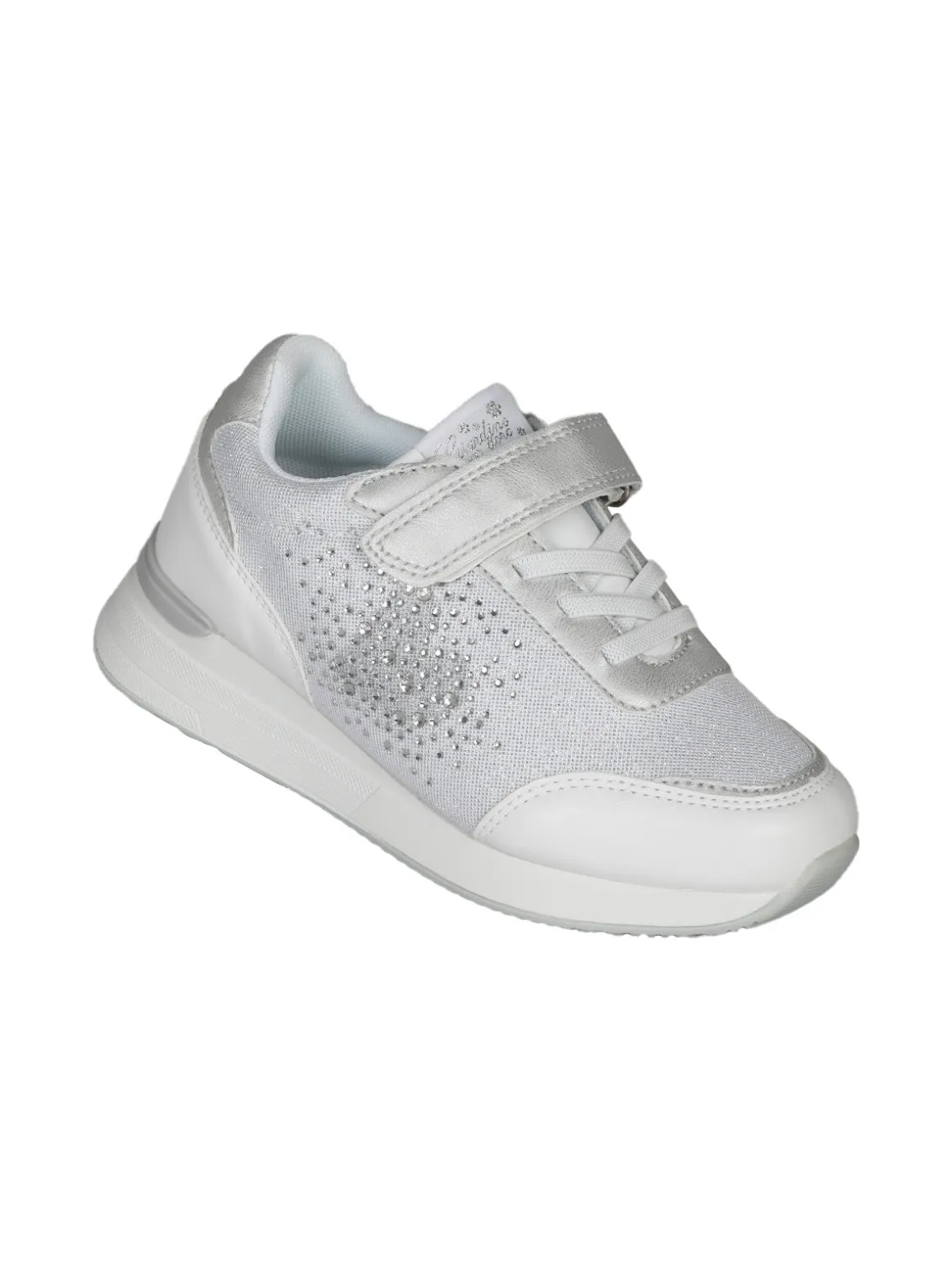 Giardino D'Oro Sneakers da ragazza con zeppa e strass