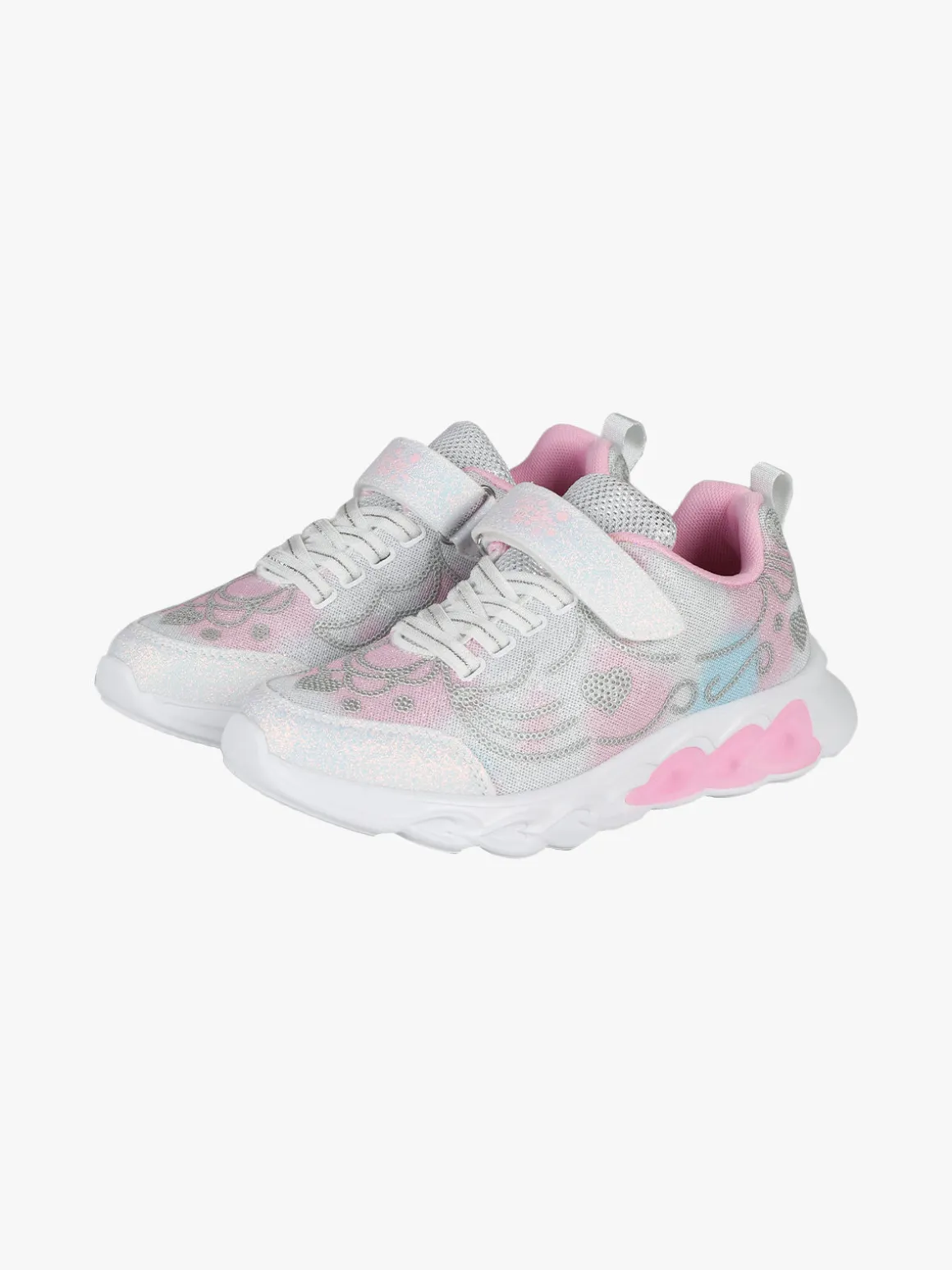Giardino D'Oro Sneakers da ragazza con glitter e luci