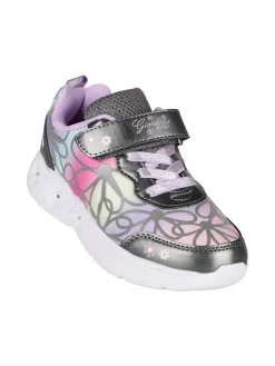 Giardino D'Oro Sneakers da ragazza a fiori con luci
