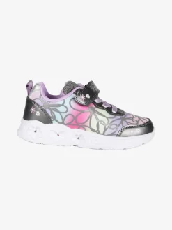 Giardino D'Oro Sneakers da ragazza a fiori con luci