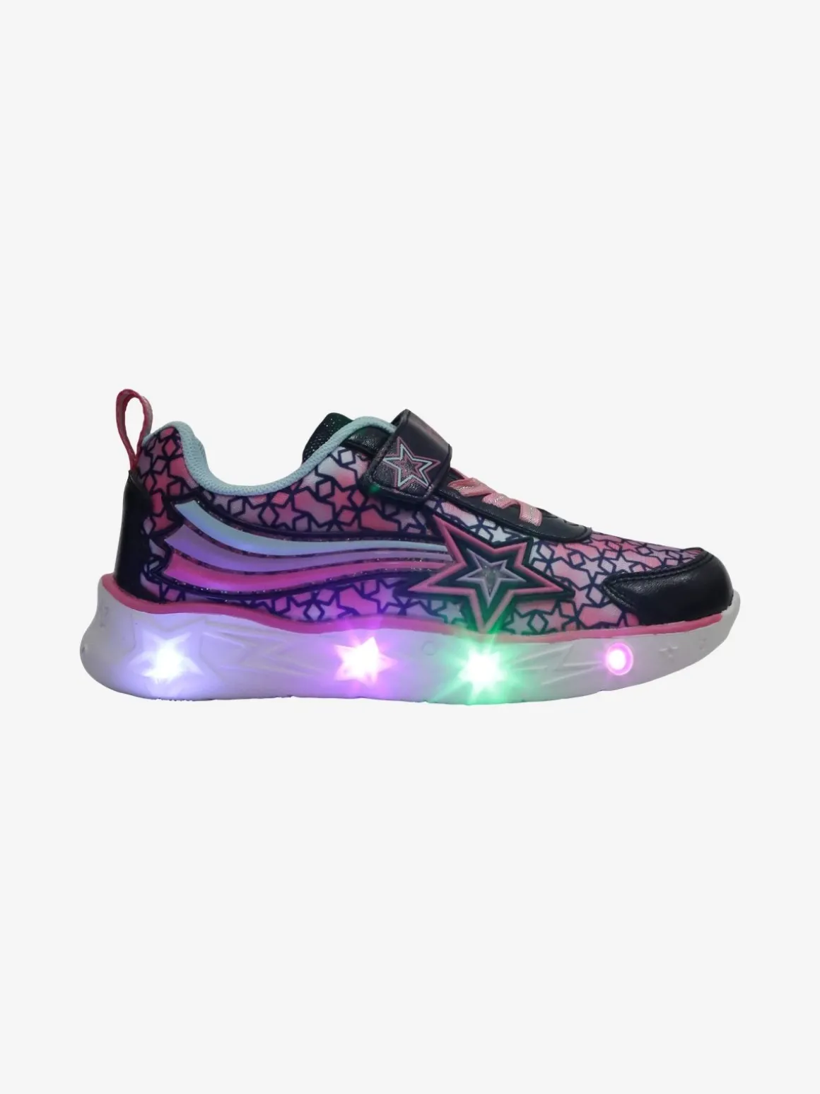 Giardino D'Oro Sneakers da ragazza con strappo e luci