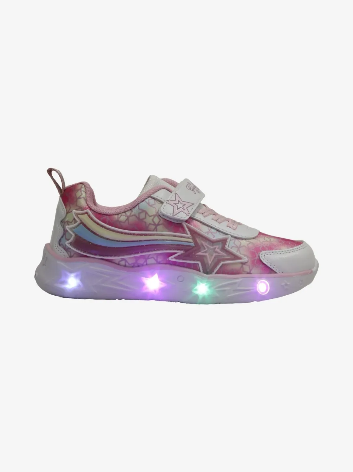 Giardino D'Oro Sneakers da ragazza con strappo e luci