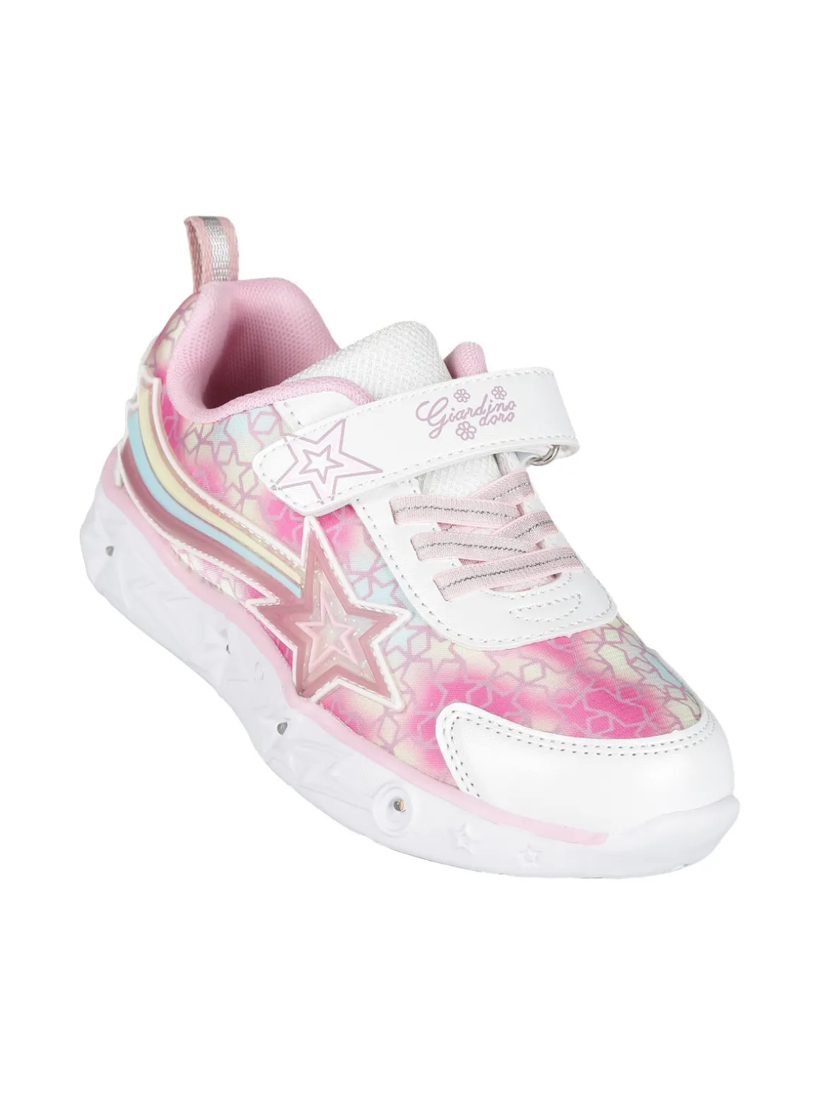 Giardino D'Oro Sneakers da ragazza con strappo e luci