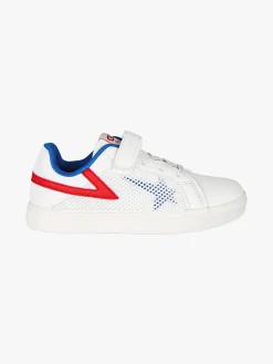 Giardino D'Oro Sneakers da ragazzo basse con cinturino a strappo - bianco