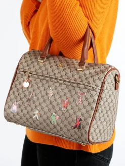 Gio&Co Borsa a bauletto con stampe