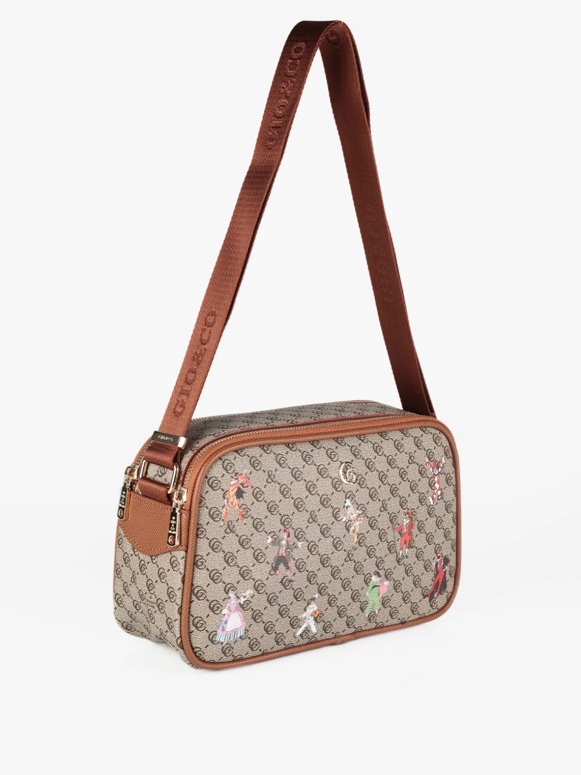 Gio&Co Borsa a tracolla con stampe