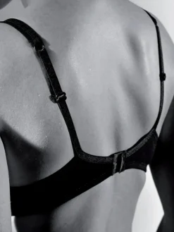 Gios AROMA Reggiseno con coppe preformate in cotone COPPA B - nero