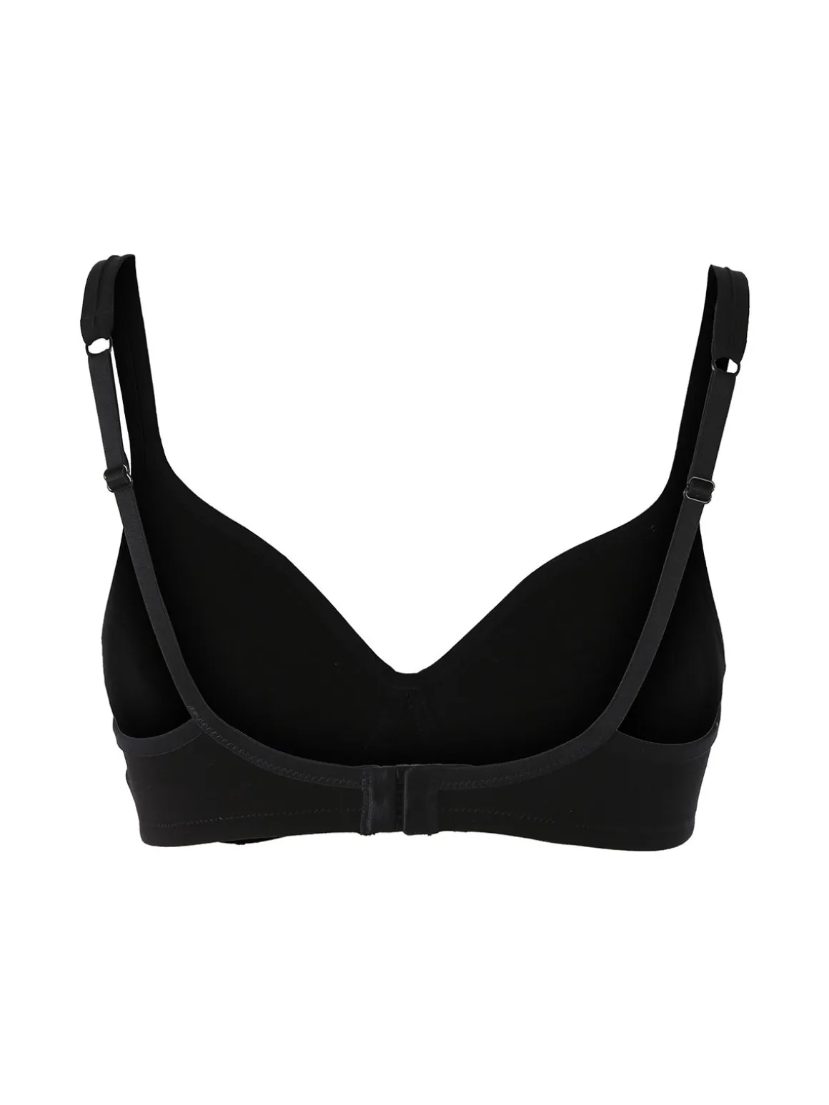 Gios CANNELLA Reggiseno con coppe preformate con rinforzo imbottito in cotone COPPA B - nero