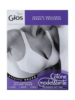 Gios PINK Reggiseno con coppe preformate in cotone makò COPPA B - champagne