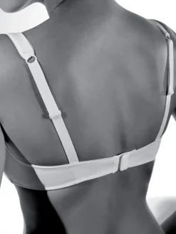 Gios PINK Reggiseno con coppe preformate in cotone makò COPPA B - bianco