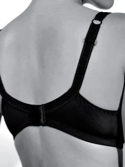 Gios 973 Reggiseno con coppe foderate in cotone COPPA B - nero