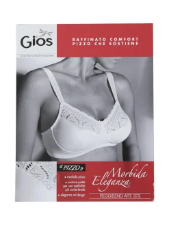 Gios 973 Reggiseno con coppe foderate in cotone COPPA B - nero