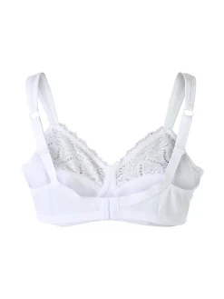 Gios 973 Reggiseno con coppe foderate in cotone COPPA B - bianco