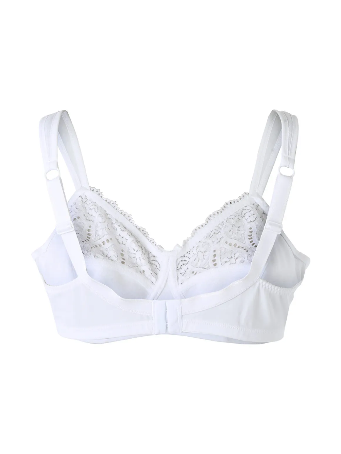Gios 973 Reggiseno con coppe foderate in cotone COPPA B - bianco