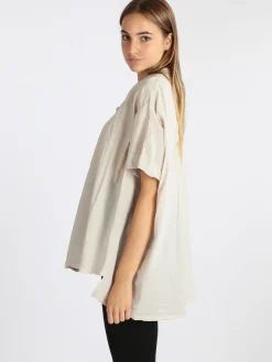 Gioya Maxi camicia donna con manica a pipistrello