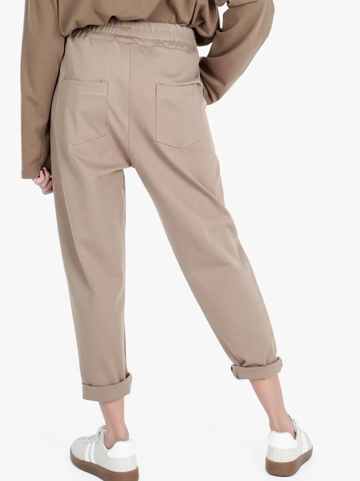 Gioya Pantaloni casual da donna con coulisse