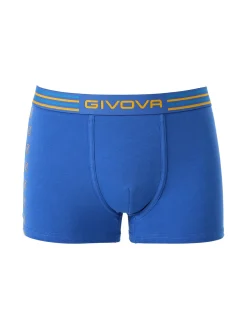 Givova Boxer da uomo in cotone stretch - blu