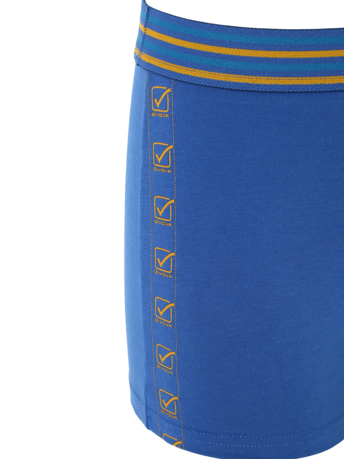Givova Boxer da uomo in cotone stretch - blu