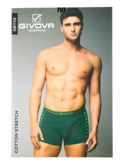 Givova Boxer da uomo in cotone stretch - blu scuro