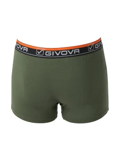 Givova Boxer da uomo in cotone bielastico - militare