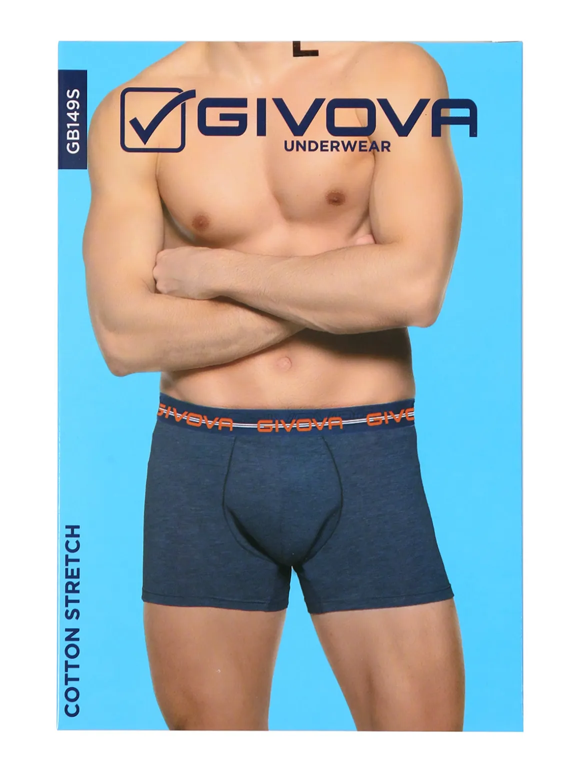 Givova Boxer da uomo in cotone bielastico - nero
