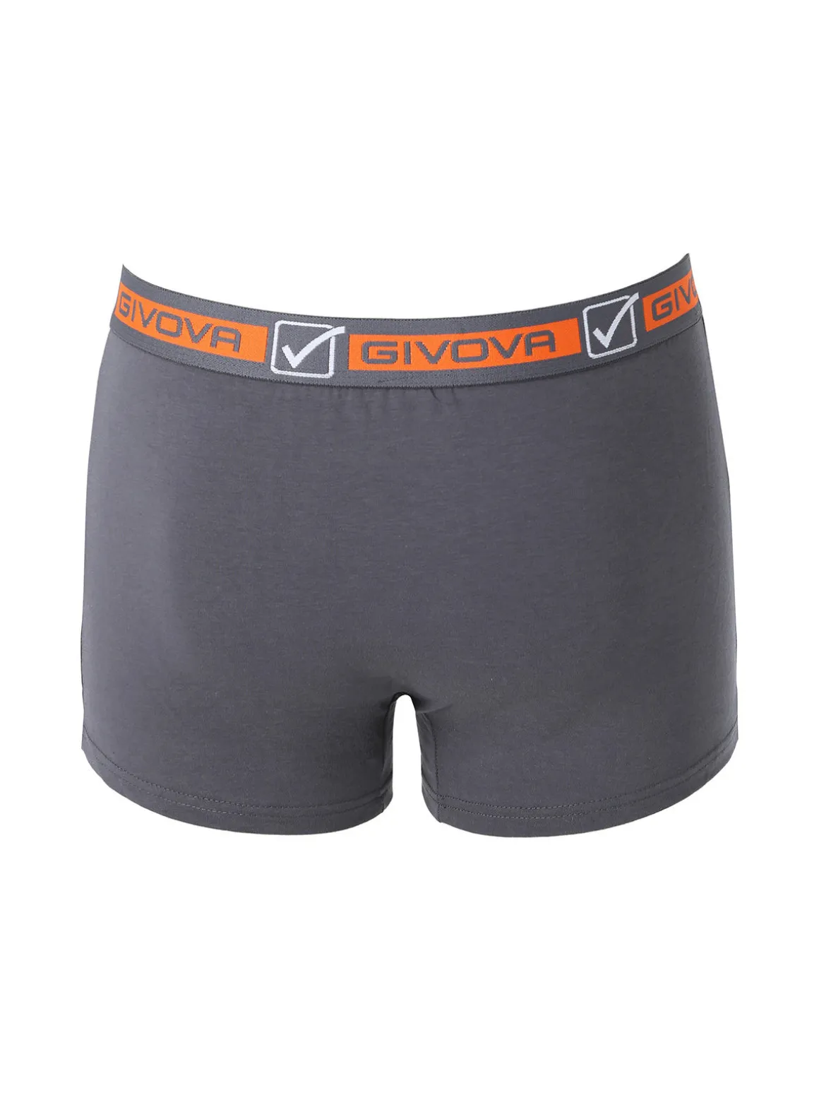 Givova Boxer da uomo in cotone bielastico - grigio