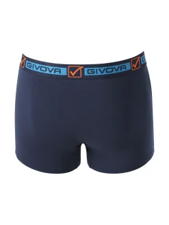 Givova Boxer da uomo in cotone bielastico - blu scuro