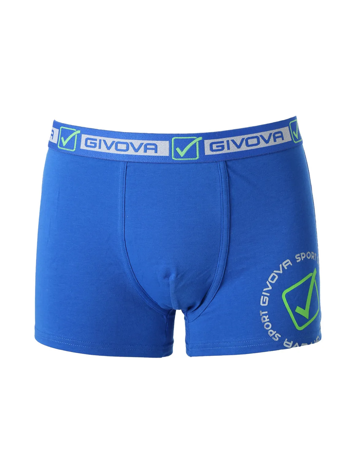 Givova Boxer da uomo in cotone bielastico - blu