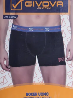 Givova Boxer uomo in cotone bielastico tinta unita