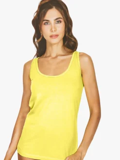 Givova Canotta donna in cotone - giallo