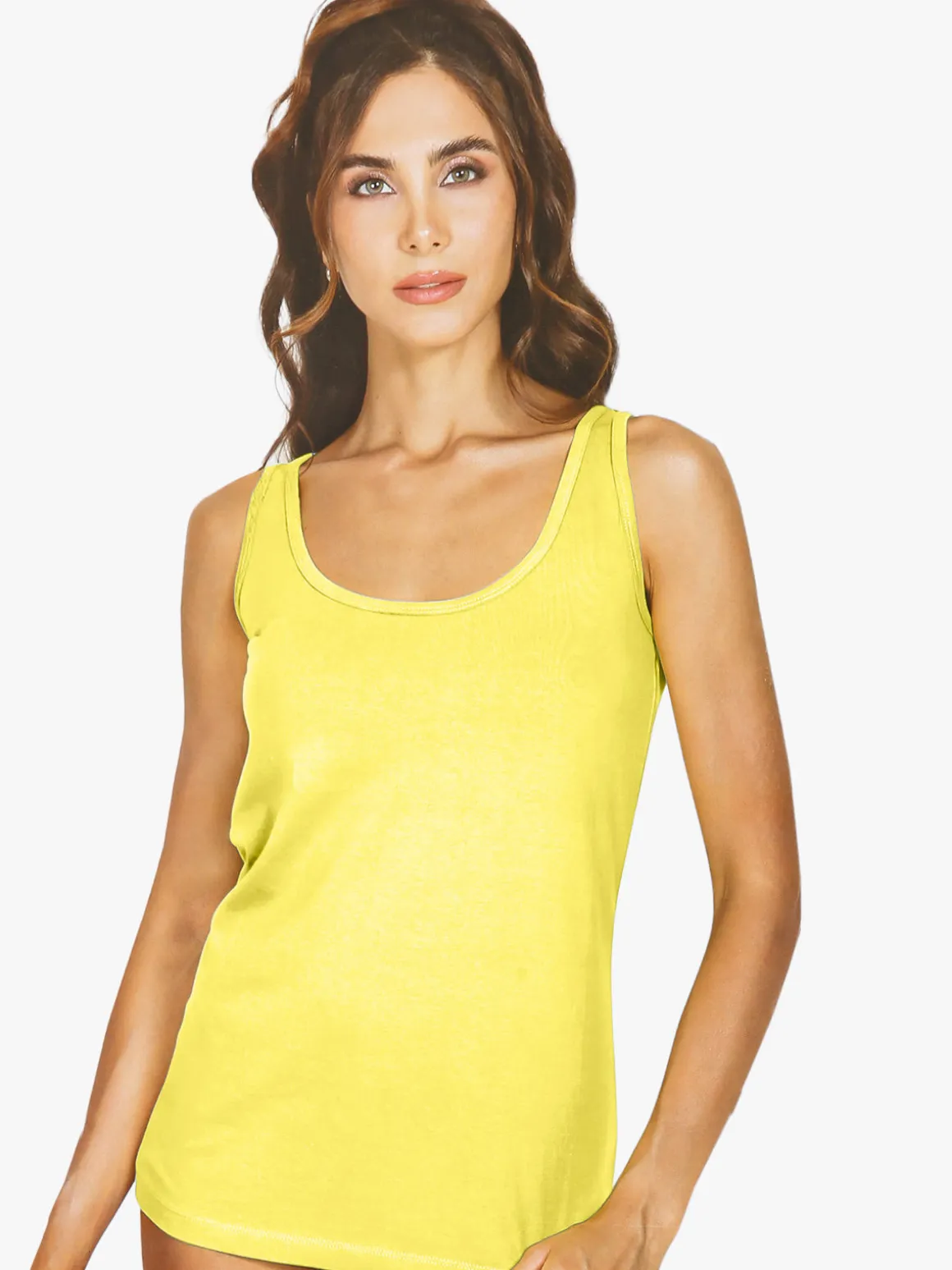 Givova Canotta donna in cotone - giallo